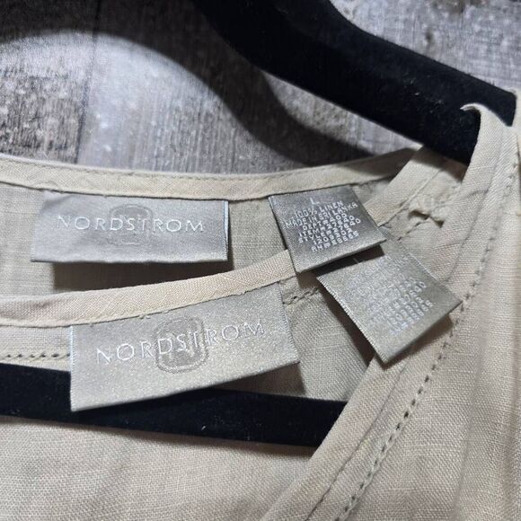 Nordstrom Vintage 90s Linen Maxi Dress Duster Set - Picture 7 of 8